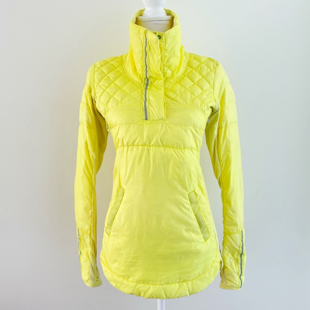 lululemon athletica Yellow Cowl Neck Sweater